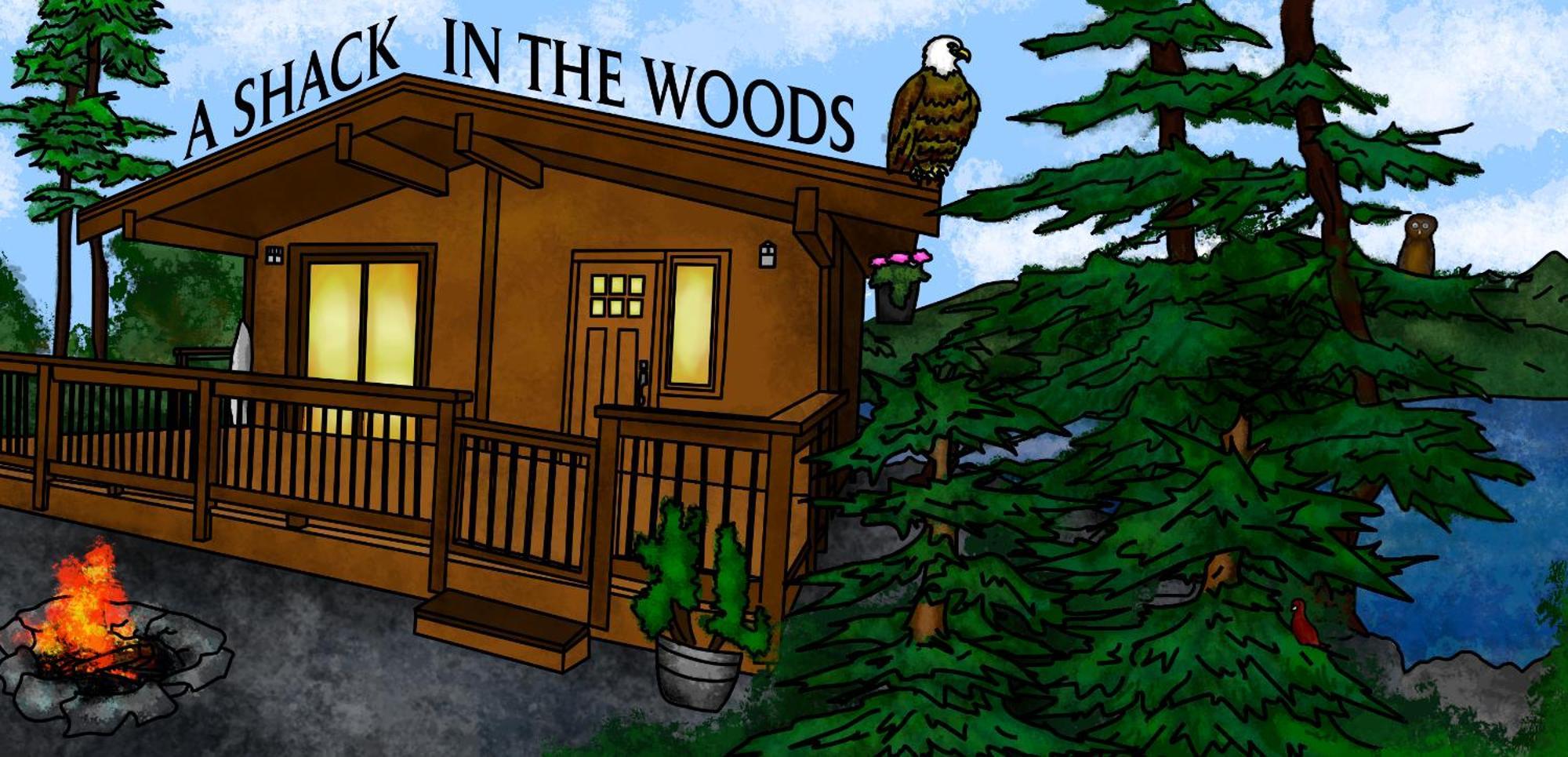 ポート・レンフルー A Shack In The Woodsヴィラ エクステリア 写真